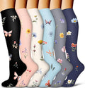 COOLOVER Copper Compression Socks for Women and Men(6 Pairs)-Best Support for Running, Athletic, Travel by COOLOVER