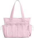 Tote Bag for Women, Lightweight Large Puffer Bag, Quilted Shoulder Purses Handbags for Travel Work by EASYSO