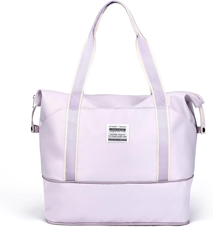 Travel Duffel Bag, Sports Tote Gym Bag, Shoulder Weekender Overnight Bag for Women - Image 7