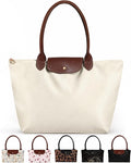 Miss Adola Aesthetic Nylon Tote Bag for Women | Lightweight, Foldable, Waterproof, Large Capacity for Travel, Work, Teacher by MissAdola