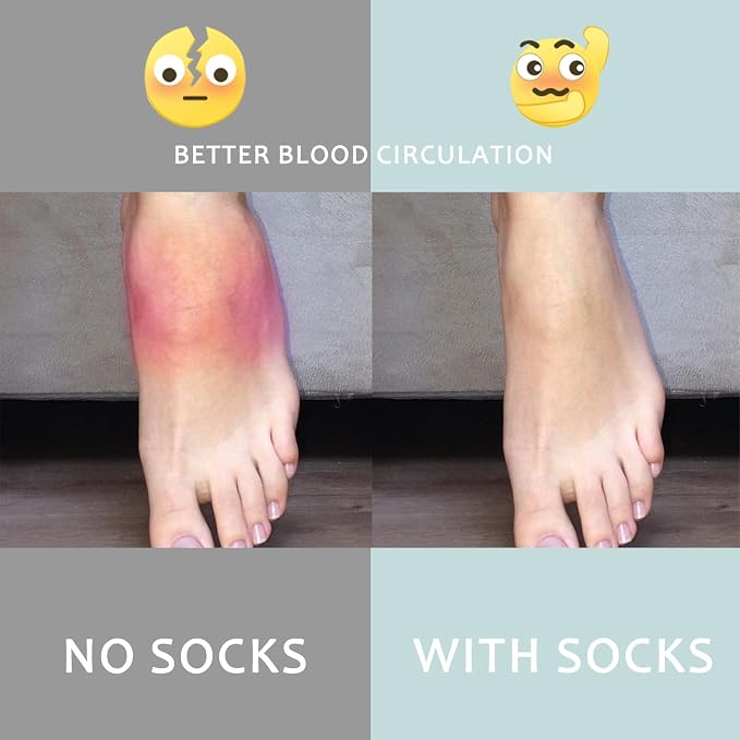 fenglaoda Compression Socks for Women Men 3 Pairs Graduated Compression Support Circulation Socks for Nurses - Image 3