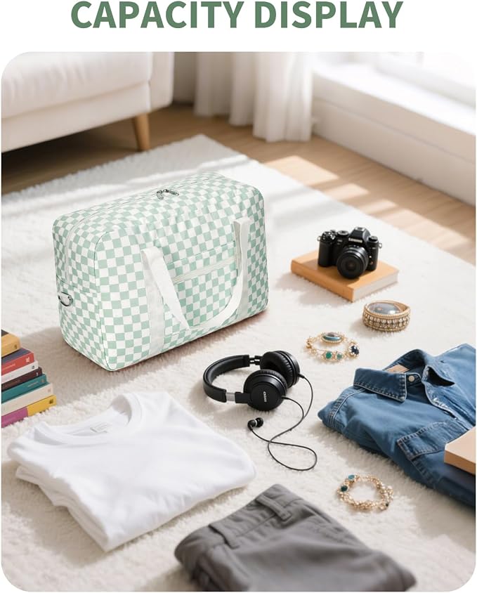 For Spirit Airlines Personal Item Bag Foldable Travel Duffel Bag Tote Carry on Luggage Duffle Overnight for Women and Men - Image 4