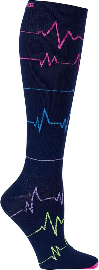 Cherokee Legwear Compression Socks for Women 10-15 mmHg (1-Pair Pack) | Comfort Support Knee Highs, Soft Fit, Regular & Wide Calf, Soft Knit Feel, Lightweight, Easy Care for Work and Everyday Wear by Cherokee