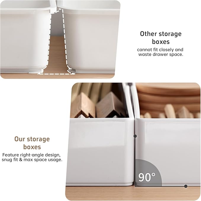 PAVSTINE 3-Pack Expandable Drawer Organizers for Desk Accessories, Small | Adjustable 9.45"–16.69", Customizable Compartments, Scalable Trays for Makeup, Kitchen, Bathroom, Vanity & Office - Image 3