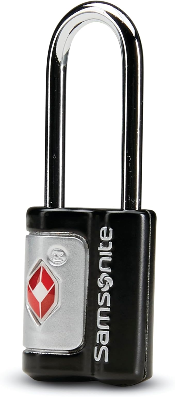 Samsonite 2 Pack Key Lock, TSA Approved Travel Lock, Black - Image 2