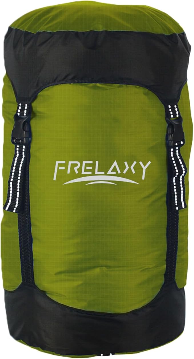 Frelaxy Compression Sack, 40% More Space! Sleeping Bag Stuff Sack | Ultralight Compression Stuff Sack, Water-Resistant & Ultralight Space Saving Gear for Camping, Hiking 11L/18L/30L/45L/52L by Frelaxy