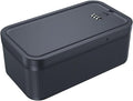 Lockable Storage Box with Combination Code - Secure Medicine Safe box, Phone Jail & Snack Container for Refrigerator, Home, Office, Travel - Durable Multi-Purpose Lock Box (Navy) by ySky