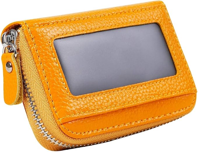 Women's RFID Blocking 12 Slots Credit Card Holder Leather Accordion Wallet - Image 8