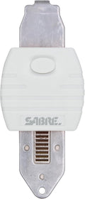 SABRE Portable Door Lock, Durable Metal Construction, Lightweight and Compact, Quick No-Tool Installation, Fits Most Inward-Swinging Hinged Doors, Requires 1/8 Inch Gap, For Houses, Apartments, Condos by SABRE