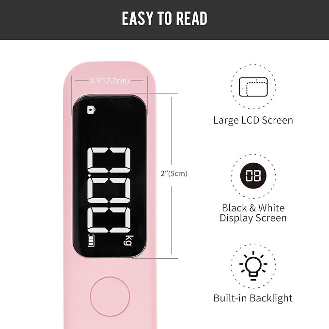 pack all Digital Luggage Scale for Travel, 110Lbs Capacity, 0.1Lb Precision | Handheld, Backlit LCD Display, Lb/Kg/Oz Conversion, Tare Function, Battery Included - Image 2