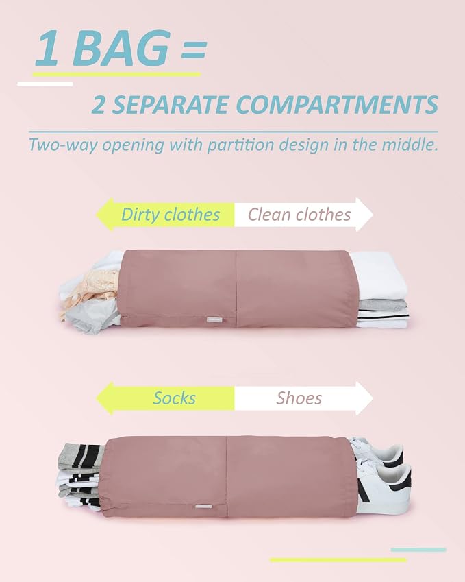 BAGSMART Compression Packing Cubes for Travel Essentials | 14 Set /6 Set /4 Set/2 Set, Lightweight, Durable - Image 4