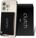 Clutch Pro – World's Thinnest Portable Charger – USB-C Power Bank 5000mAh – Magnetic Built-in Cable – TSA Approved Travel Charger – iPhone 15/16/17 & Android – Black by ClutchCharger