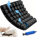 Sondur travel cushion, Press Type Airplane Seat Cushion for Long Flights | Inflatable Travel Seat Cushion,Airplane 49 Airbags,3D Air Cell Cushion With Air Pump,Breathable Portable,Ergonomic Support by Unknown