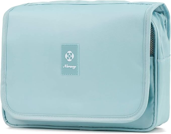 Narwey Small Hanging Travel Toiletry Bag for Women, Travel Bag for Toiletries, Makeup Bag Organizer Make Up Bags Cosmetic Bags for Girls by Narwey
