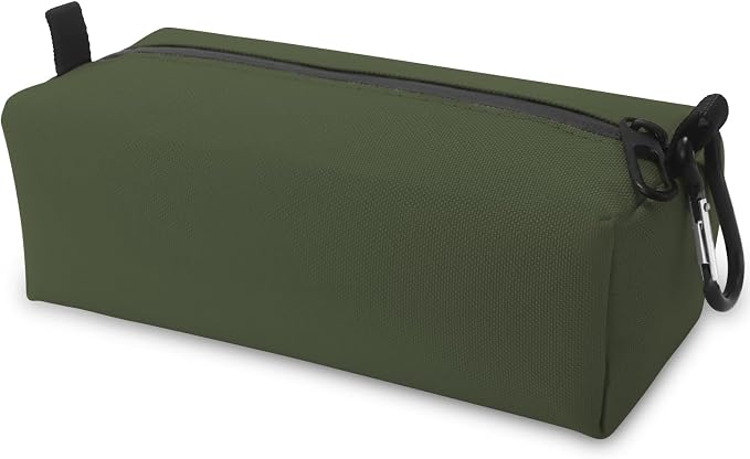 Small Toiletry Bag for Men, Travel Bag Waterproof and Foldable for Storage Mini Toiletry Bag Equipped With Carabiner for Easy Portability (army green) by Unknown