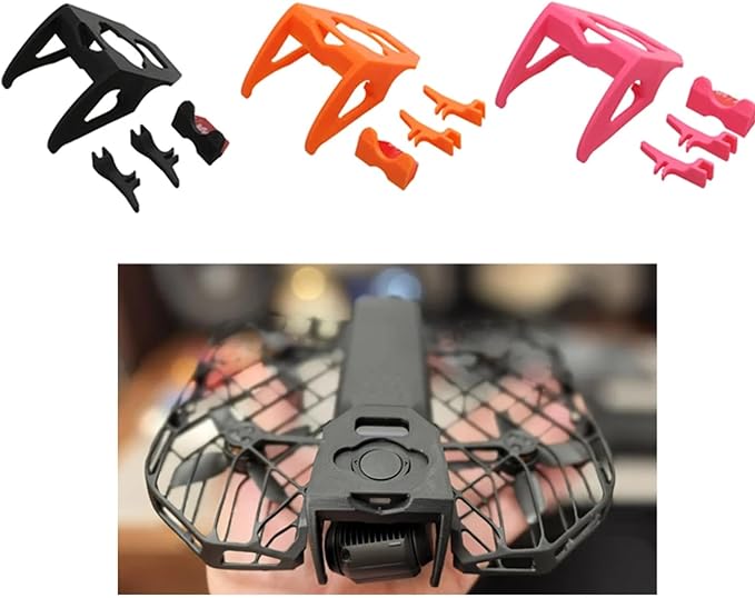 1Set Action Camera Lens Gimbal Protective Cover for Hover X1 Pro/Promax 3D Printed PLA Anti-Collision Protection Frame Kit RC Drone Model Accessories (Orange) - Image 5