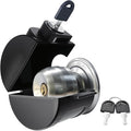 Child Proof Door Knob Cover Lock – Prevents Turning of Door Knob and Access to Keyhole, Can be Used for Home Rentals, Evictions, Job Sites & More – Keyed Alike (Black) by Lifeneedssparkstofly