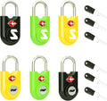 SURE LOCK Mini TSA Approved Keyed Luggage Lock – One Key Opens All, Fits Tight Zipper Gaps & Small Pull Holes, Compact Travel Lock for Suitcases, Backpacks & Handbags by Hopeyoucanstaysafe