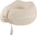 Skechers Neck Pillow for Traveling,Memory Foam Travel Neck Pillow for Airplane Travel Pillow for Flight Headrest Sleep, Portable Plane Accessories,Beige by Unknown