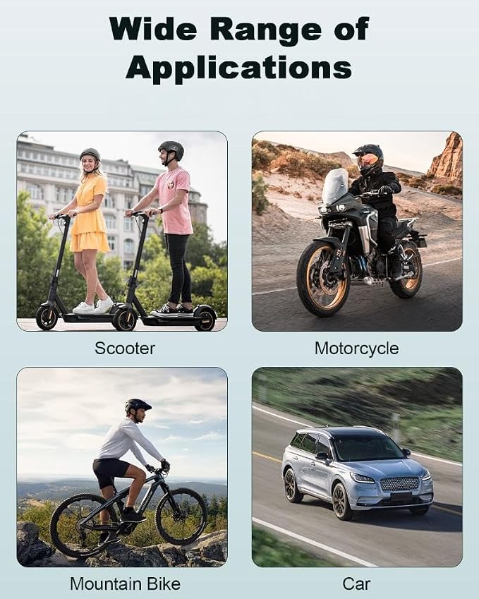 Max 110dB Bike Alarm,Bike Alarms For Ebikes Rechargeable Motorcycle Alarm With Remote,7 Levels Sensitivity Bicycle Alarm, Anti Theft Bicycle Alarm& Ebike Alarm For Car Motorcycle Scooter Ebike - Image 8