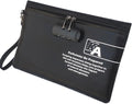 Fireproof Money Bag with Lock KaAutoler Fireproof and Waterproof Cash Bag with Zipper Closure Fireproof Money Pouch Locking Accessories Pouch for Cash (11"*7.5") by KaAutoler