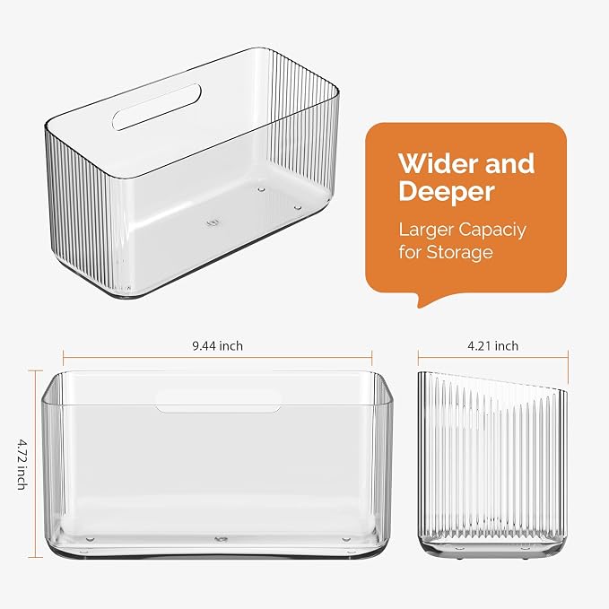 Cruet stands, 2 Pack Cabinet Door Organizers Plastic Wrap Holders for Kitchen Organizers, No drilling Wall Door Mount Kitchen Wrap Rack for Foil Wrap, Cling Wrap, and Food Bags, Clear - Image 5