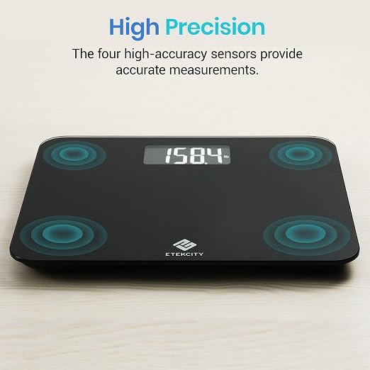 Etekcity Digital Body Weight Bathroom Scale, 440 lb Extra Wide Platform | Accurate and Safe Weighing, Large Easy-to-Read Backlit LCD Display, High Capacity for People - Image 2