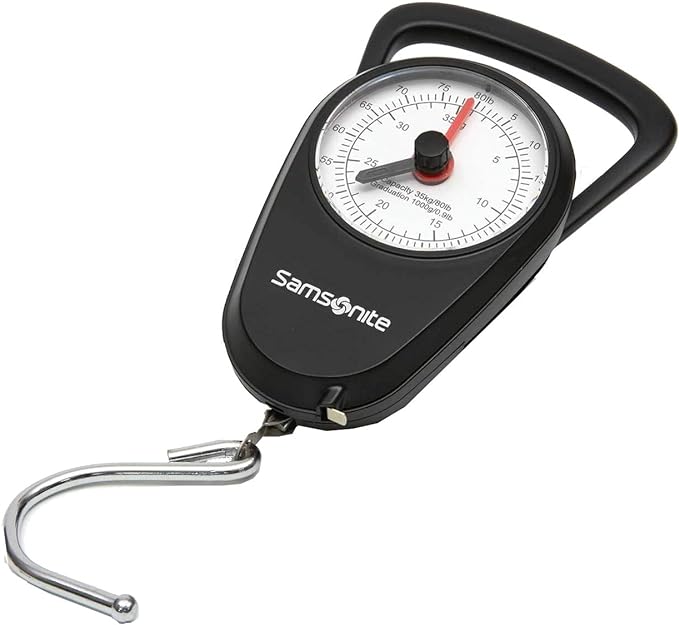 Samsonite Manual Luggage Scale, Black, One Size by Samsonite