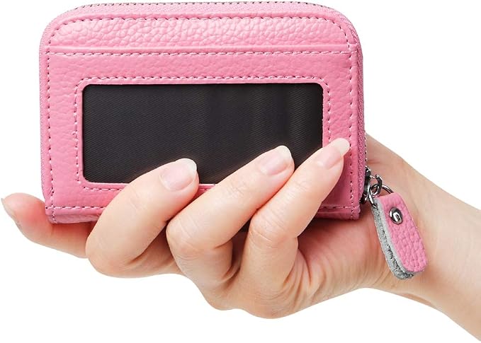 Women's RFID Blocking 12 Slots Credit Card Holder Leather Accordion Wallet - Image 5
