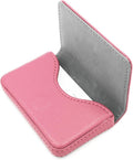 RFID Blocking Wallet - Minimalist Leather Business Credit Card Holder with Magnetic, Pink, Small by Unknown