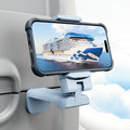 Klearlook 4 in 1 Adjustable Phone Stand - 360 Rotation Handsfree Viewing Flight Phone Holder, Foldable Travel Essentials, Accessory for Home/Office - Blue by KlearlookMaximizedClarity