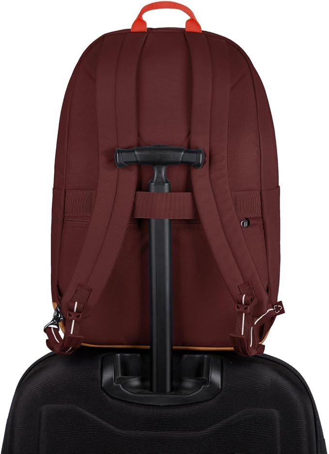 Pacsafe GO 25L Anti Theft Backpack, Garnet Red - Image 7