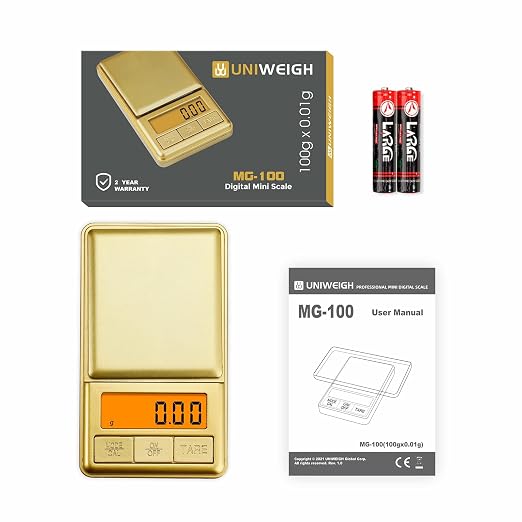 Mini Pocket Scale 100g/0.01g, Digital Gram Scale with Cover, Small Travel Ounce Scale for Food, Herbs, Spices, Gold, Jewelry, Coins,Kitchen (Battery Included - Image 7