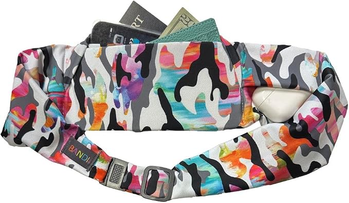 BANDI Plus Size Fanny Pack for Women – Travel-Ready Pocket Belt for Phone, Passport, Keys, Money, & Medical Devices, Adjustable Fit, Comfortable - Rio - Image 4
