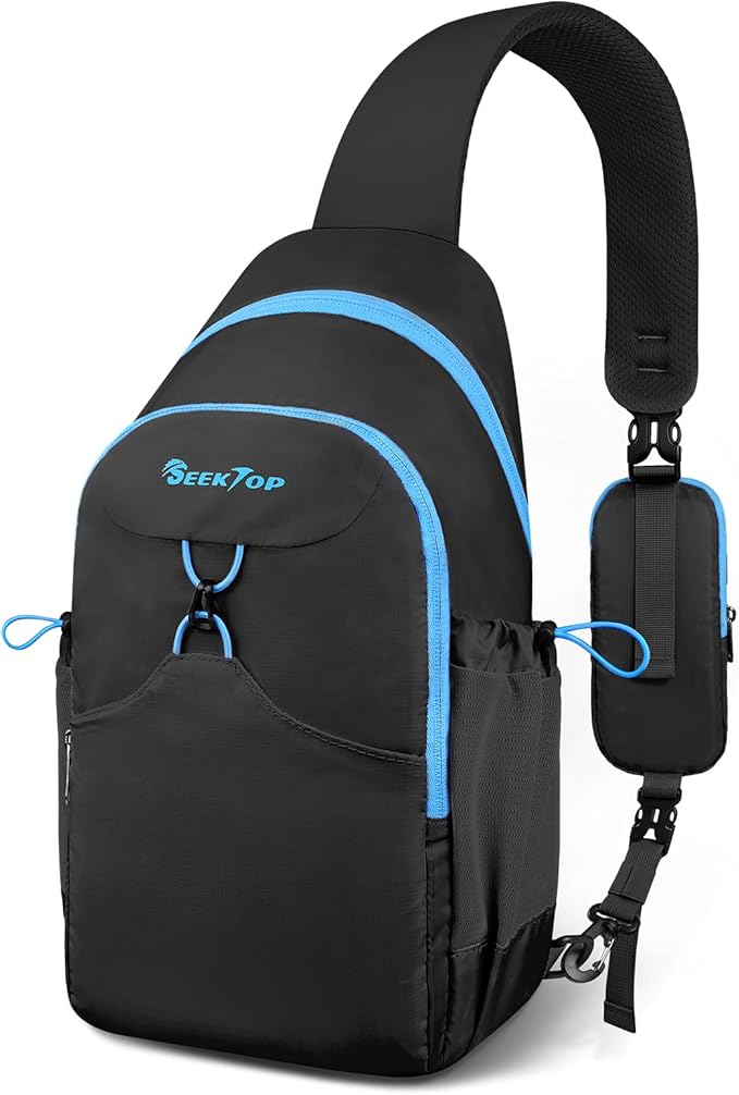 Seektop RFID Anti-Theft Crossbody Bag Sling Backpack for Women & Men, Casual Chest Daypack for Daily Travel by SeektopSports