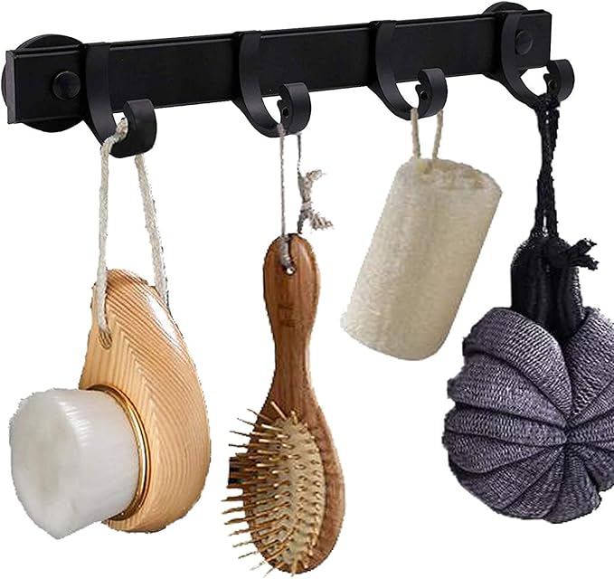 AUXPhome Magnetic BBQ Tool Rack, Universal Fridge Organizer Grill Cutlery Holder Towel Hanger - 4 Adjustable Rail Hooks Storage for Hanging Kitchen Utensils Tongs,Oven mitt,whisks,Hand Towel, etc. by Unknown