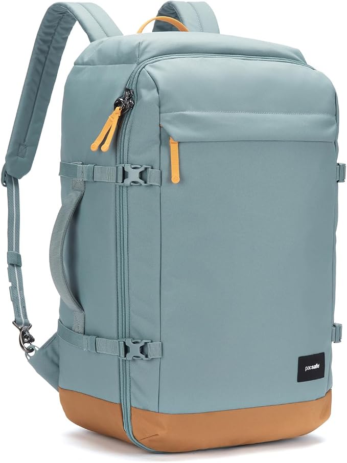 Pacsafe GO Anti Theft 44L Carry-on Backpack, Fresh Mint - Image 14
