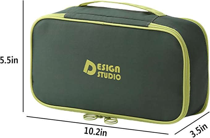 Portable Underwear Bra Storage Bag Waterproof Travel Organizers Multi-Layer Toiletry Packing Cube - Image 7