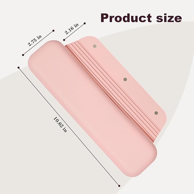 Electric Toothbrush Travel Cover - Waterproof Silicone, Fits Oral-B, Philips Sonicare, suri, burst, Aquasonic | Portable Storage Organizer Bag -Pink - Image 5