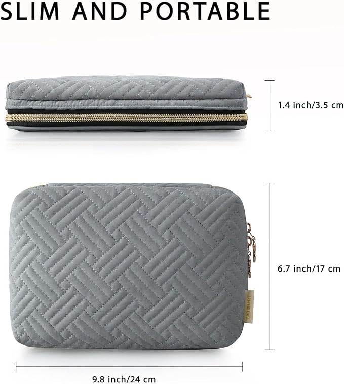 BAGSMART Electronics Organizer Travel Case, Travel Cable Organizer Bag for Travel Essentials & Accessories for Women, Cord Organizer for Phone, SD Card, Grey - Image 6