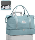 Travel Duffel Bag, Sports Tote Gym Bag, Shoulder Weekender Overnight Bag for Women by WONHOX
