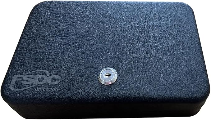 (Firearm Safety Devices - FSDC-MLC5200 Keyed Steel Lockable Gun Case & Security Box – Heavy-Duty Powder Coated Steel – TSA Approved – Compact for Easy Storage - Image 4