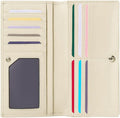 GOIACII Wallets for Women RFID Blocking Ultra Slim Leather Credit Card Holder Clutch by GOIACII