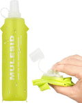 Soft Flask Running Bottles Collapsible Water Bottle Foldable for Traveling Running Vest Collapse Hydration TPU 250ml 500ml for Runner (500ml/-1pcs) by MULESID