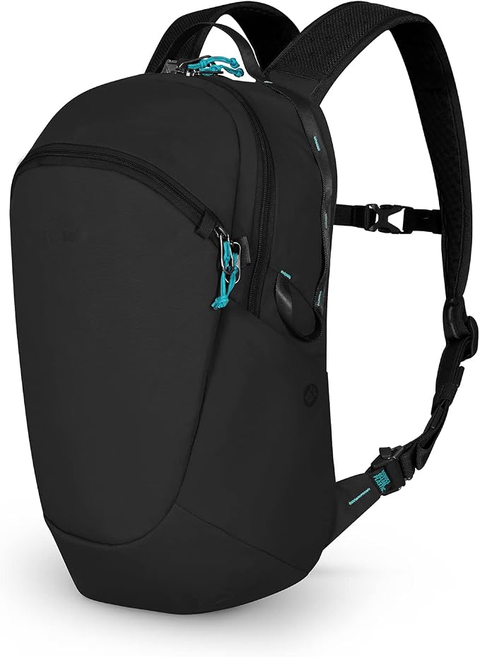 Pacsafe ECO 18L Anti Theft Backpack, ECONYL Black - Image 2