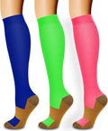 3 Pack Medical Compression Sock-Compression Sock For Women and Men Circulation -Best for Running,Nursing,Athletic Sports by LaiteHebe