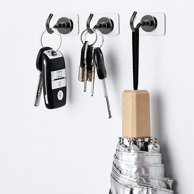 Magnetic Hooks for Cruise Cabins, 30LBS+, 60 Pack, Black | Cruise Essentials 2026, Heavy Duty Magnets Hooks for Refrigerator, Storage, Grill, Hanging and Kitchen - Image 6