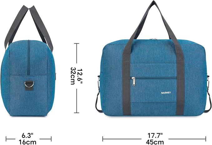 For Spirit Airlines Personal Item Bag Foldable Travel Duffel Bag Tote Carry on Luggage Duffle Overnight for Women and Men - Image 7
