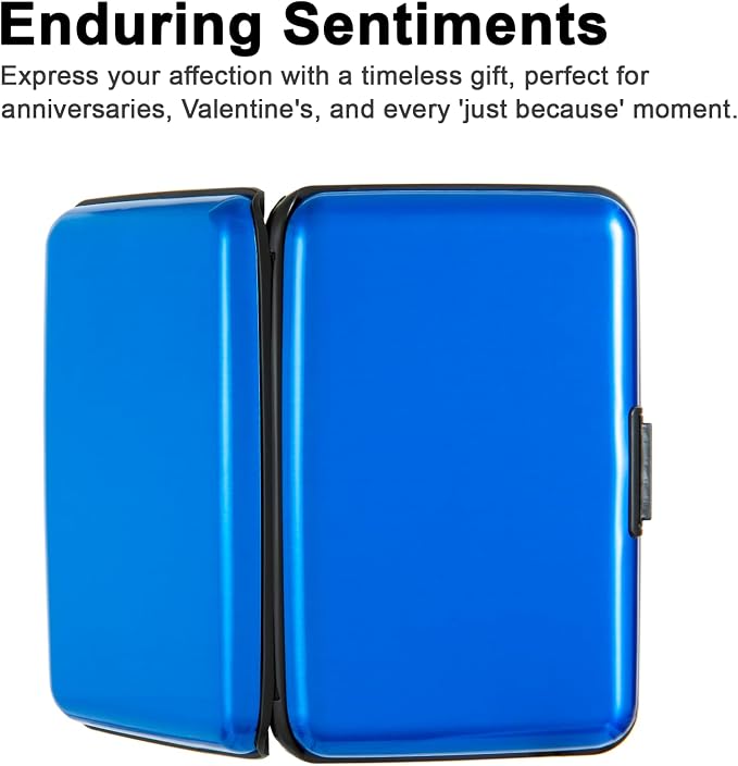 Credit Card Holder Small RFID Blocking Wallet Business Metal Slim Mini Aluminum Hard Case for Women Men - Image 7