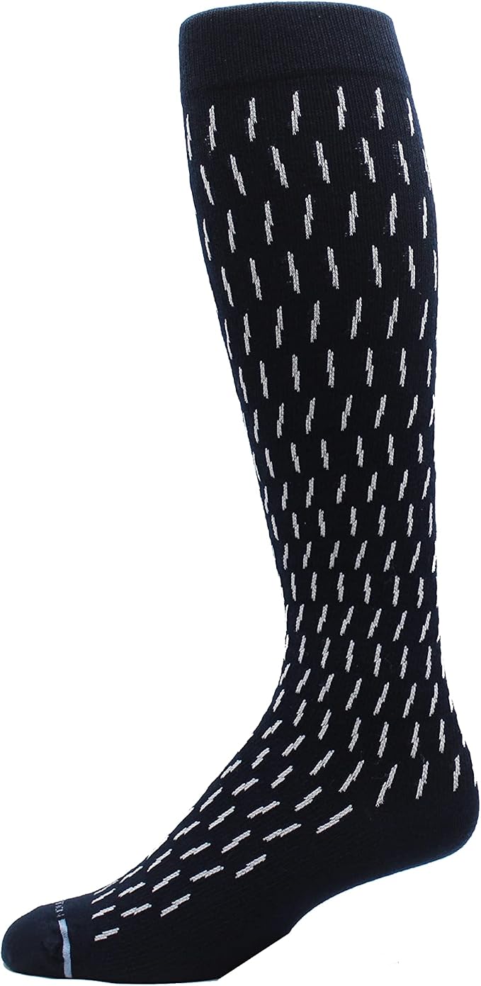 Dr. Motion 4 Pairs Men's Athletic Traveler Graduated Compression Knee High Socks - Image 5